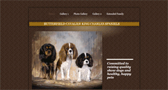 Desktop Screenshot of butterfieldcavaliers.com